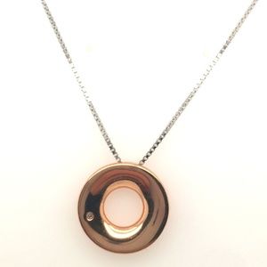 Hot Diamonds Rose Gold Diamond Necklace